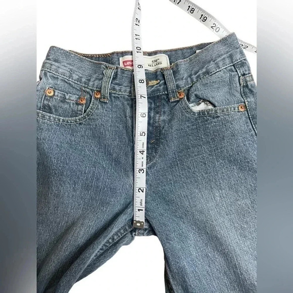Levi’s 550 Relaxed Fit 100% Cotton Boy’s Denim Jeans Size 10 Slim 23W X 25L - Picture 9 of 11